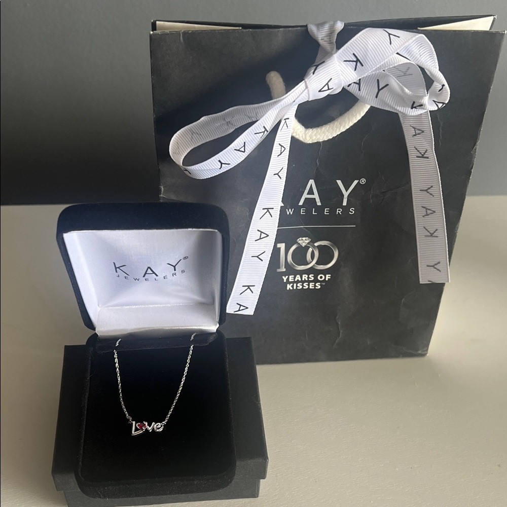 KAY Jewelers Ruby Love Necklace